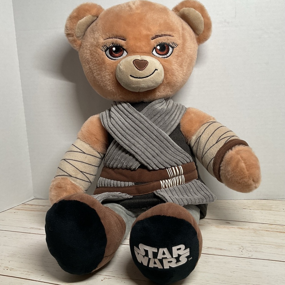 Build A Bear Star Wars Rey 16” Disney Force Awakens 2017 Plush Stuffed Animal